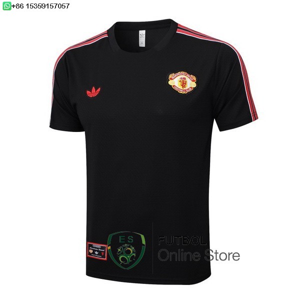 Entrenamiento Manchester United 25/2026 Negro Rojo Entrenamiento Manchester United 25/2026 Negro Rojo
