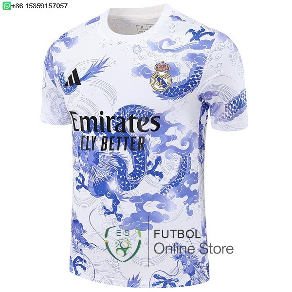 Entrenamiento Real Madrid 25/2026 Blanco Azul