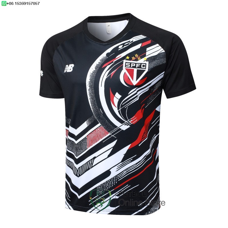 Entrenamiento Sao Paulo 25/2026 Negro Rojo