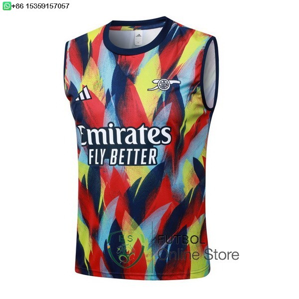 Entrenamiento Sin Mangas Arsenal 25/2026 Amarillo Azul