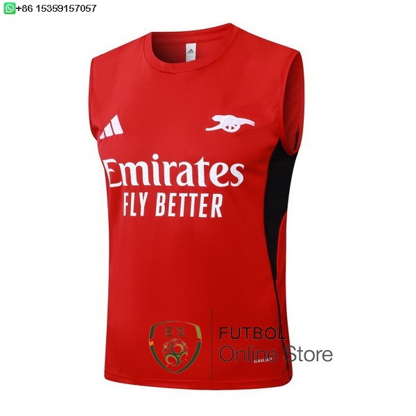 Entrenamiento Sin Mangas Arsenal 25/2026 Rojo
