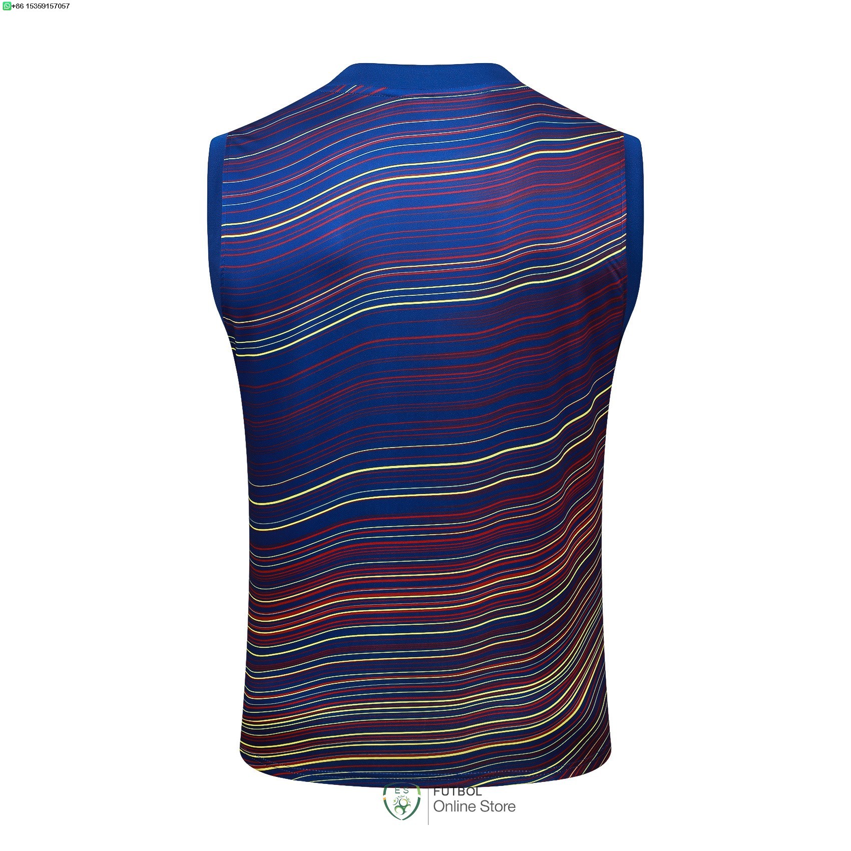 Entrenamiento Sin Mangas Barcelona 25/2026 Azul Amarillo