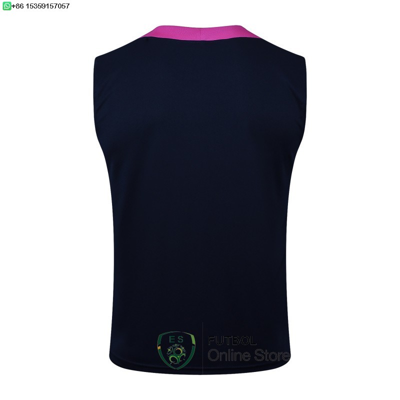 Entrenamiento Sin Mangas Barcelona 25/2026 Azul Marino Purpura