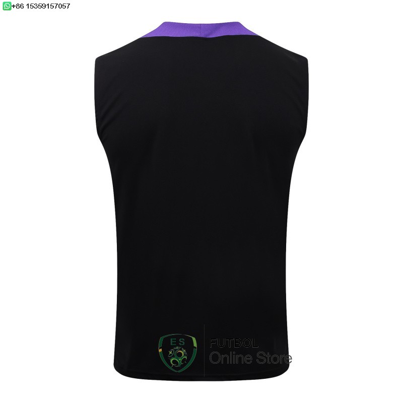 Entrenamiento Sin Mangas Barcelona 25/2026 Negro Purpura