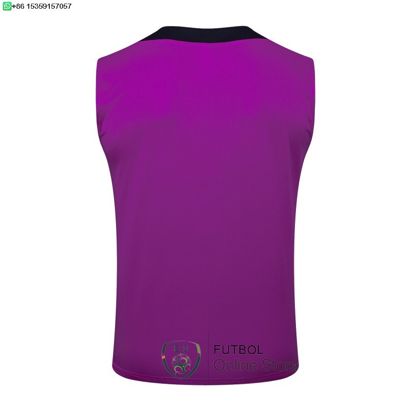 Entrenamiento Sin Mangas Barcelona 25/2026 Purpura Amarillo