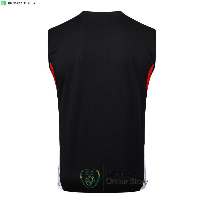 Entrenamiento Sin Mangas Bayern Munich 25/2026 Negro Rojo