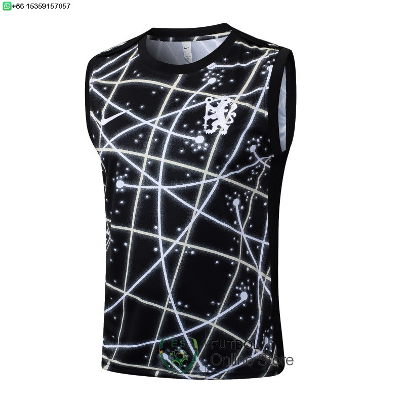 Entrenamiento Sin Mangas Chelsea 25/2026 Negro Blanco