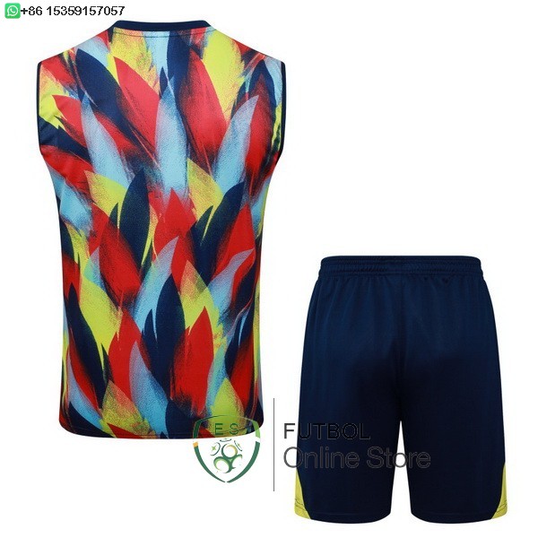 Entrenamiento Sin Mangas Conjunto Completo Arsenal 25/2026 Amarillo Azul