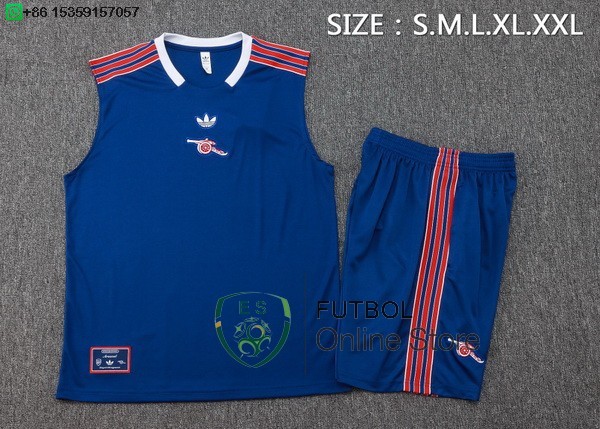 Entrenamiento Sin Mangas Conjunto Completo Arsenal 25/2026 Azul Marino