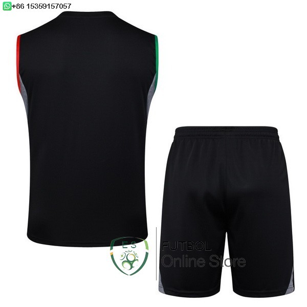 Entrenamiento Sin Mangas Conjunto Completo Arsenal 25/2026 Negro Rojo