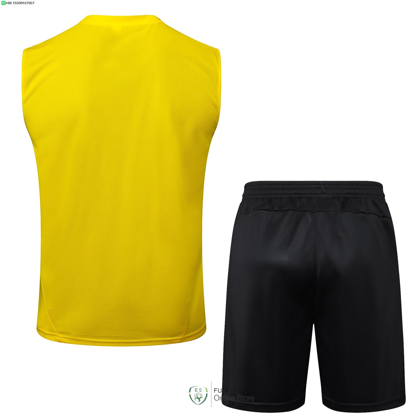 Entrenamiento Sin Mangas Conjunto Completo Borussia Dortmund 24/2025 Amarillo I Negro