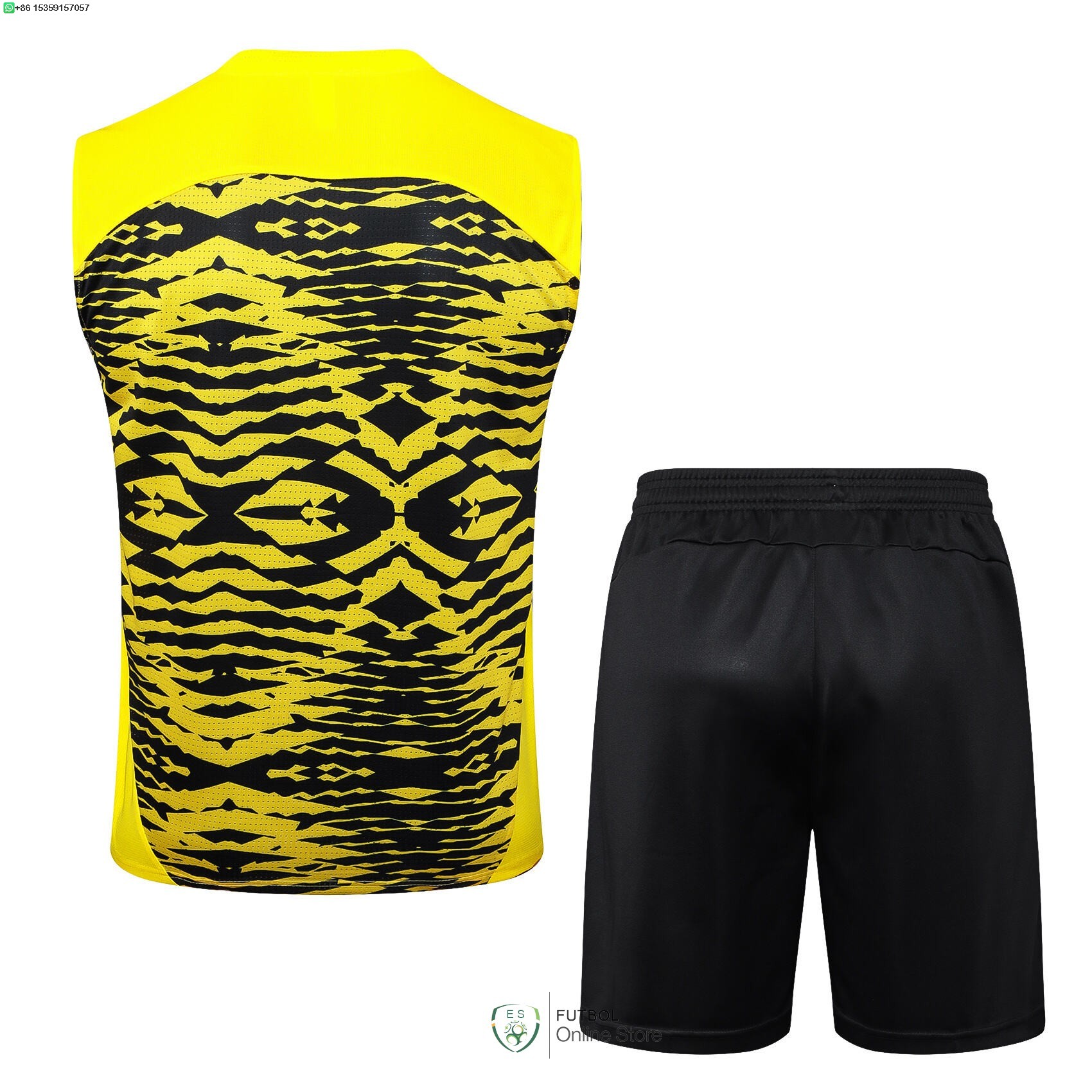 Entrenamiento Sin Mangas Conjunto Completo Borussia Dortmund 24/2025 Amarillo Negro