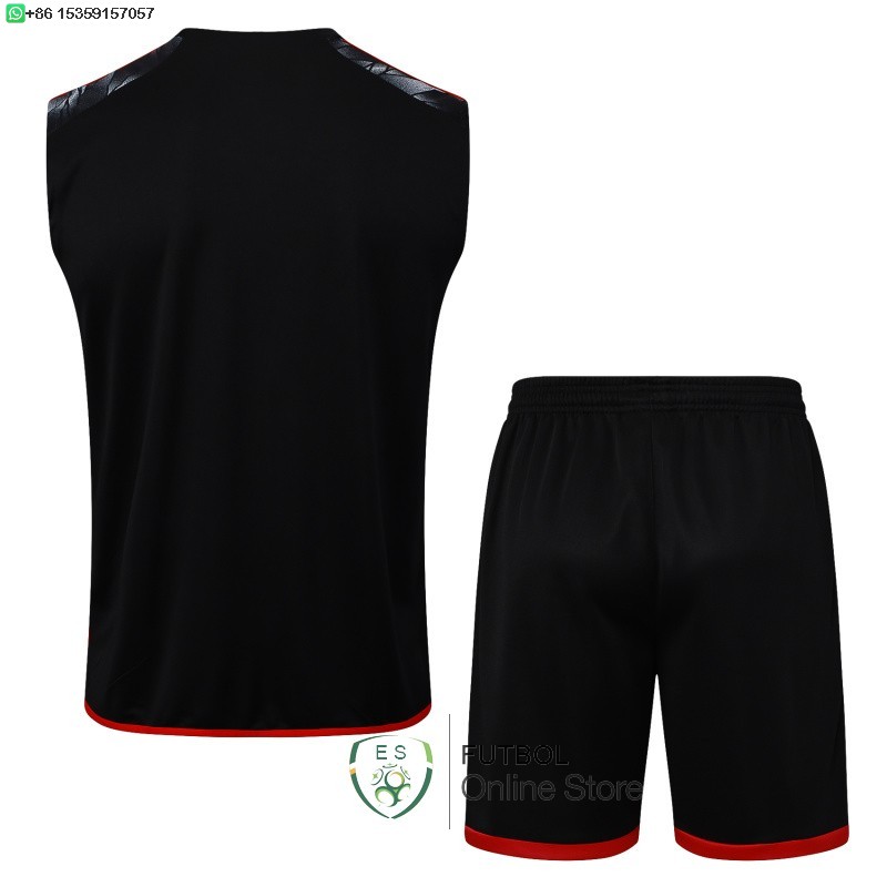 Entrenamiento Sin Mangas Conjunto Completo Flamengo 25/2026 Gris Negro