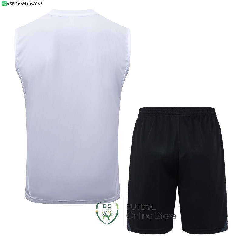 Entrenamiento Sin Mangas Conjunto Completo Juventus 25/2026 Blanco Rosa Negro