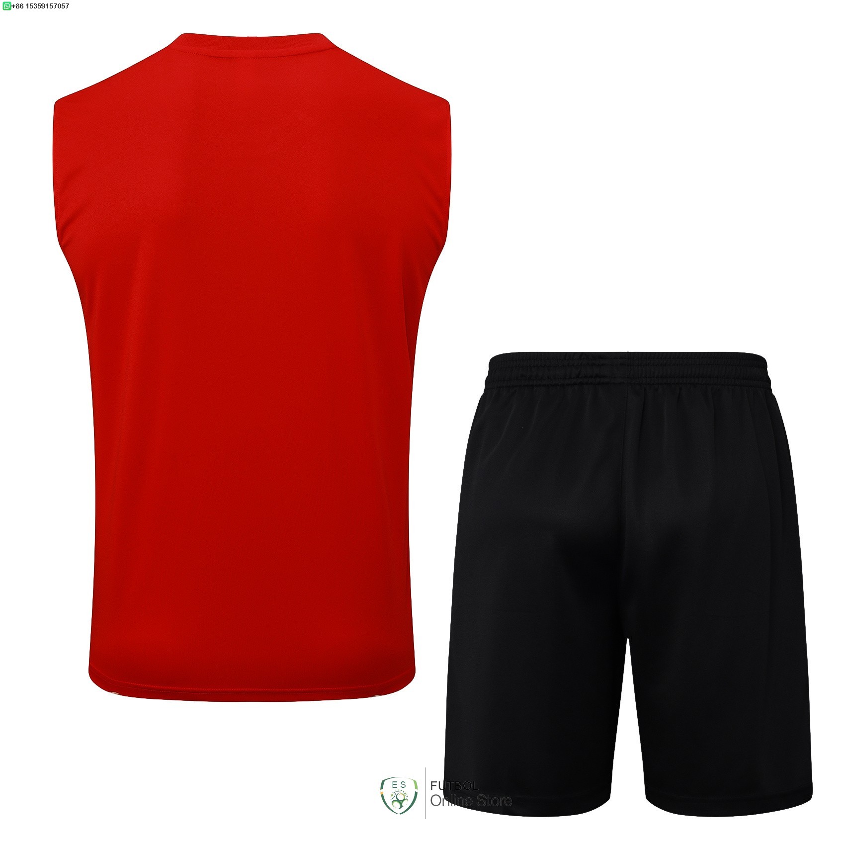 Entrenamiento Sin Mangas Conjunto Completo Liverpool 25/2026 Rojo I Negro