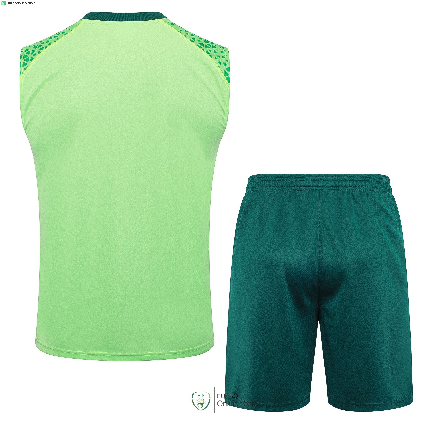 Entrenamiento Sin Mangas Conjunto Completo Palmeiras 25/2026 Verde