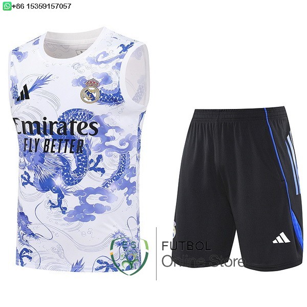 Entrenamiento Sin Mangas Conjunto Completo Real Madrid 25/2026 Blanco Purpura Negro Entrenamiento Sin Mangas Conjunto Completo Real Madrid 25/2026 Blanco Purpura Negro