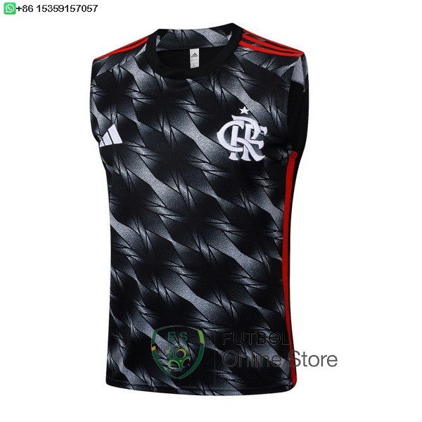 Entrenamiento Sin Mangas Flamengo 25/2026 Gris Negro