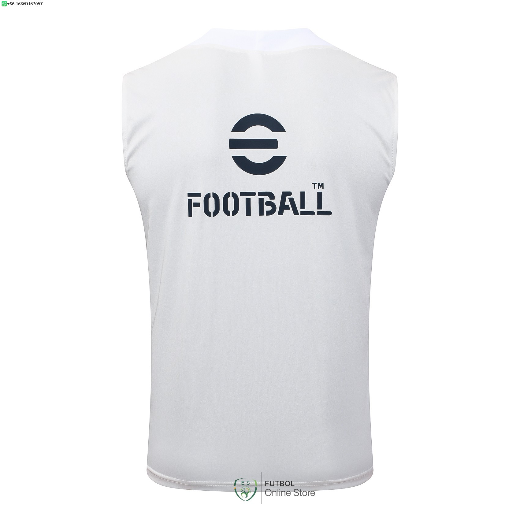 Entrenamiento Sin Mangas Inter Milan 25/2026 Blanco Amarillo