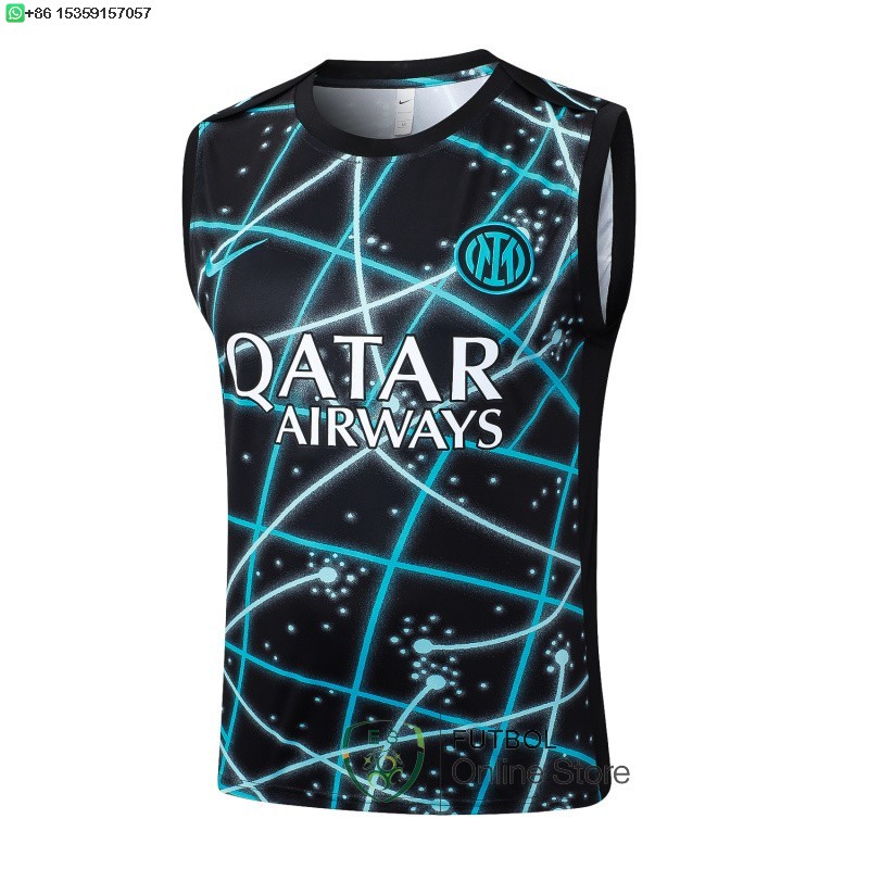 Entrenamiento Sin Mangas Inter Milan 25/2026 Verde I Negro