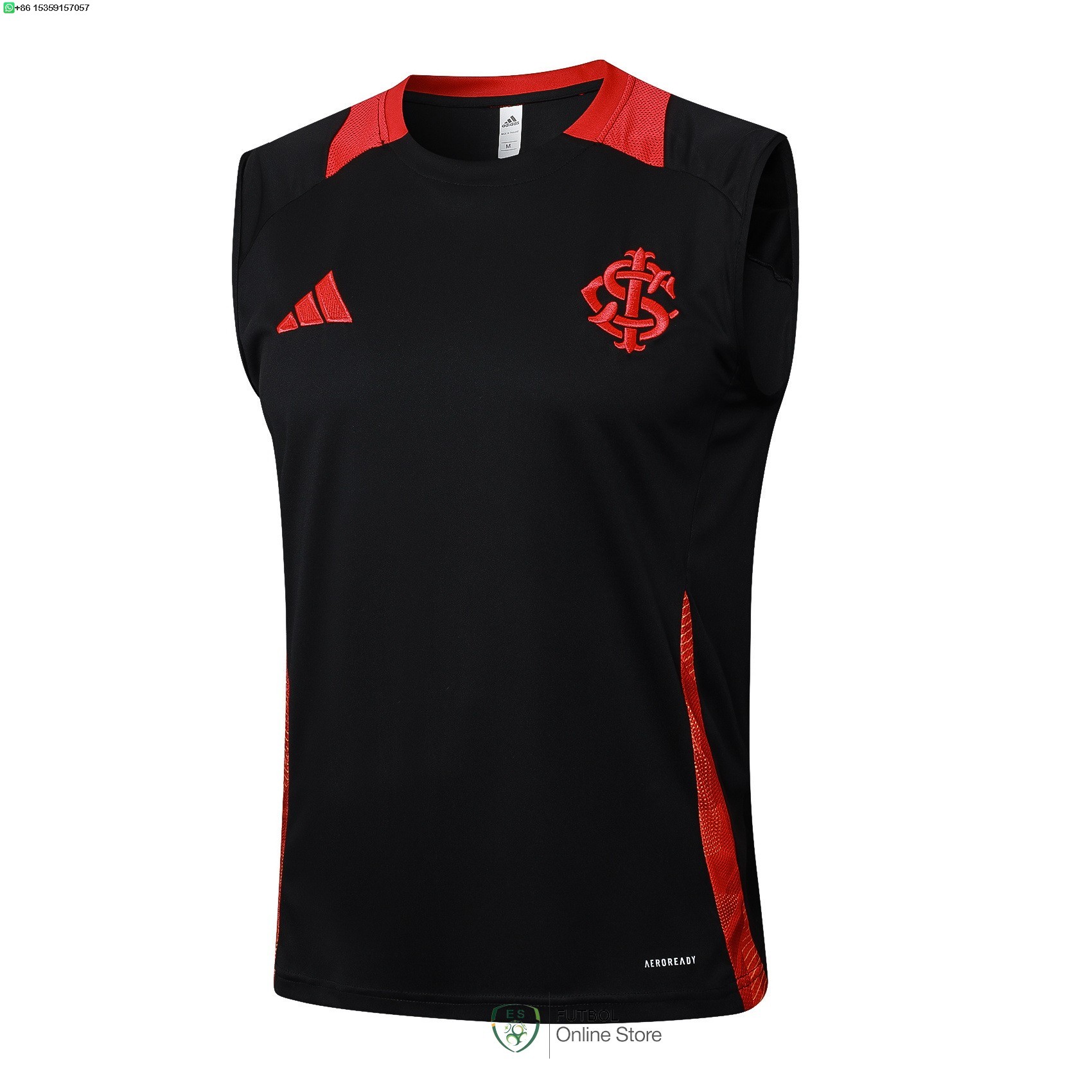 Entrenamiento Sin Mangas Internacional 25/2026 Negro Rojo Entrenamiento Sin Mangas Internacional 25/2026 Negro Rojo