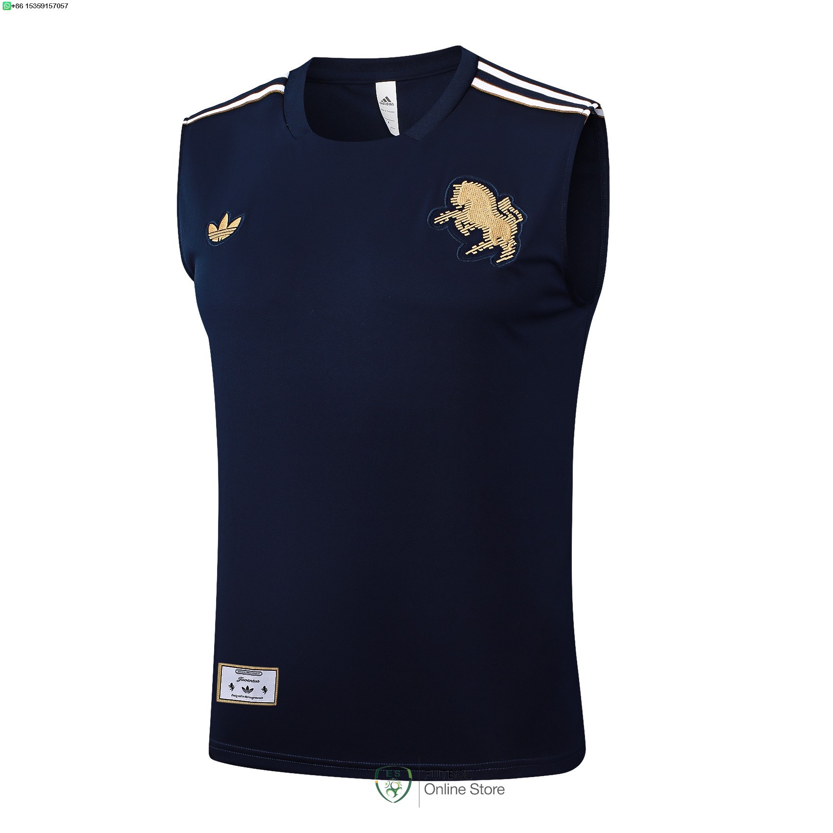 Entrenamiento Sin Mangas Juventus 25/2026 Azul Marino