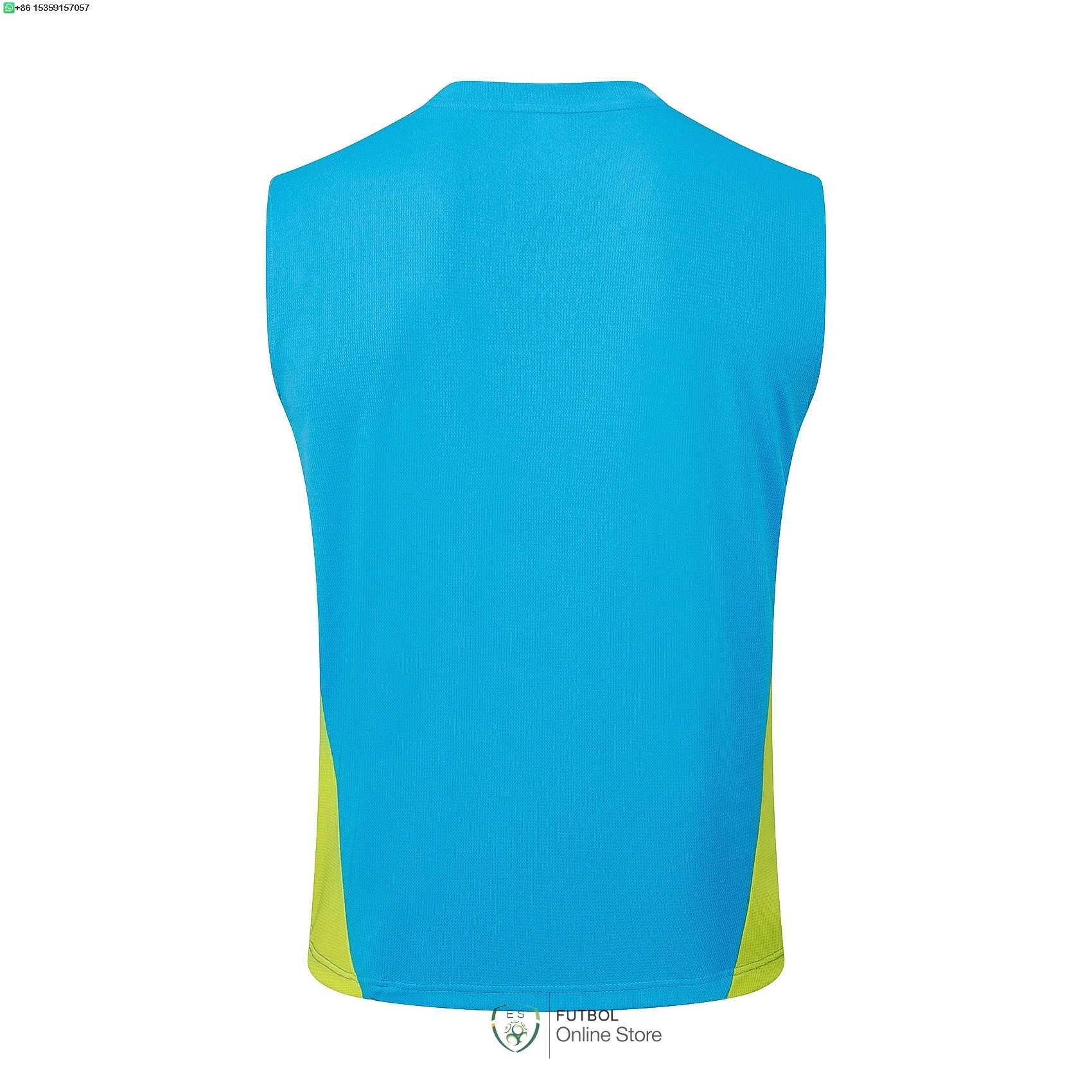 Entrenamiento Sin Mangas Manchester City 24/2025 Azul Verde