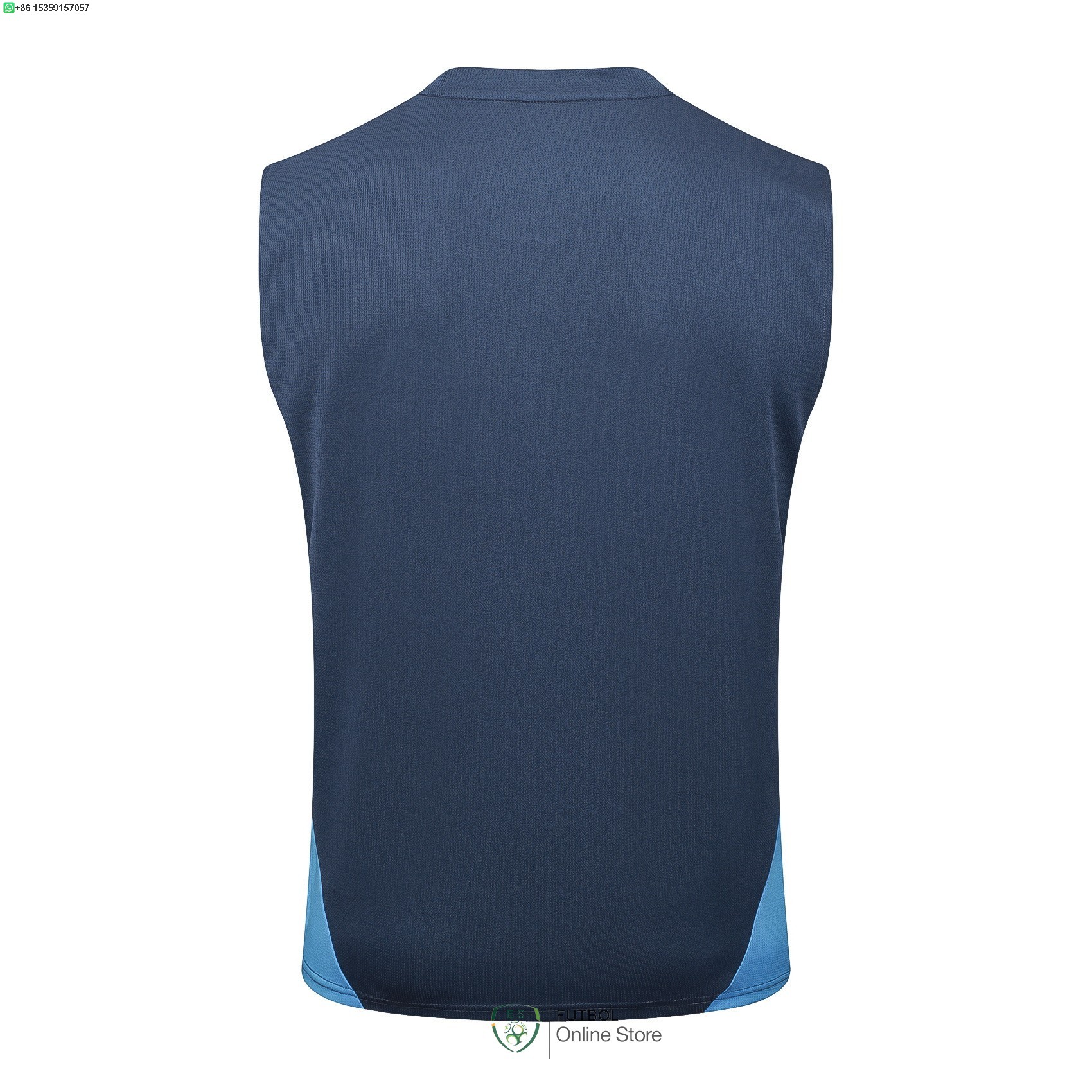 Entrenamiento Sin Mangas Manchester City 24/2025 Gris Azul