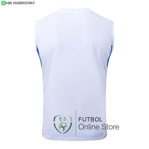 Entrenamiento Sin Mangas Manchester United 25/2026 Blanco Azul