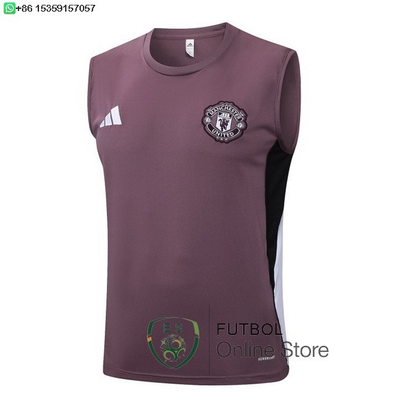 Entrenamiento Sin Mangas Manchester United 25/2026 Purpura Entrenamiento Sin Mangas Manchester United 25/2026 Purpura