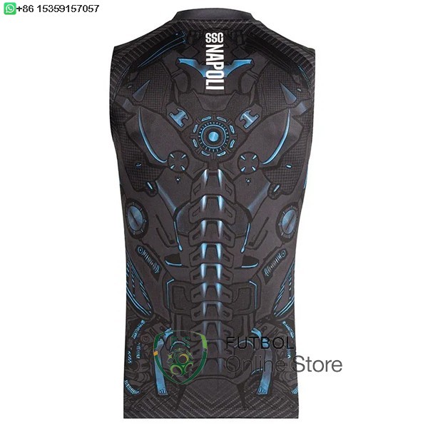 Entrenamiento Sin Mangas Napoli 25/2026 Negro