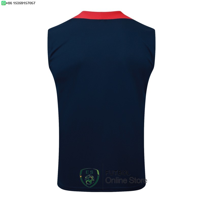 Entrenamiento Sin Mangas Paris Saint Germain 25/2026 Azul Marino Rojo