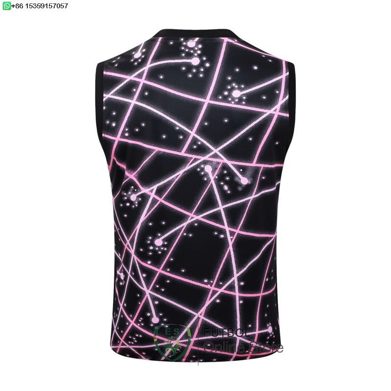 Entrenamiento Sin Mangas Paris Saint Germain 25/2026 Negro Rosa