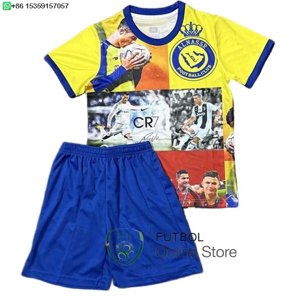 Especial Conjunto De Ninos Al Nassr 25/2026 Amarillo Azul