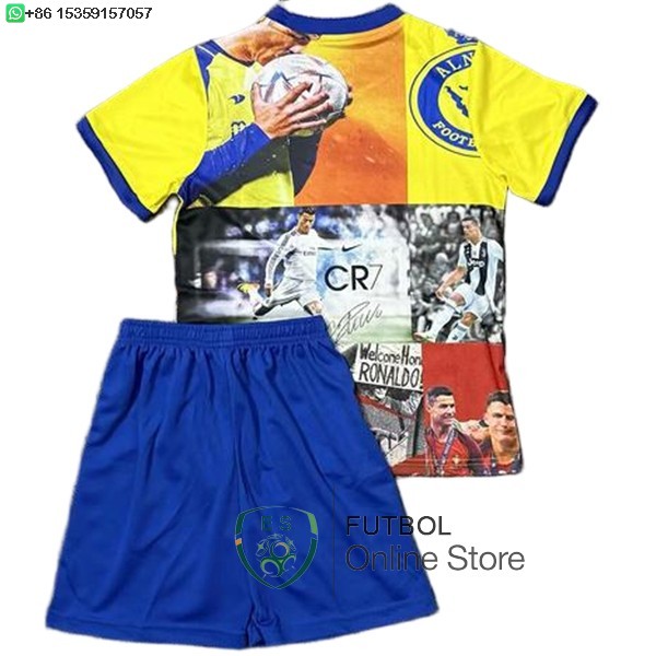 Especial Conjunto De Ninos Al Nassr 25/2026 Amarillo Azul
