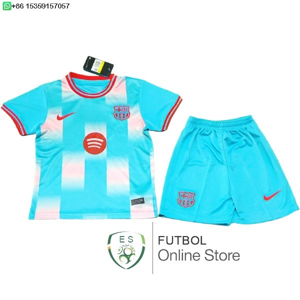 Especial Conjunto De Ninos Barcelona 25/2026 Azul Blanco