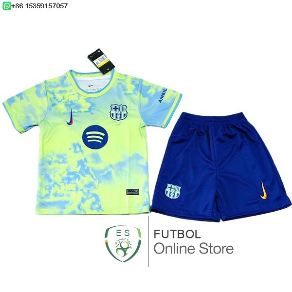 Especial Conjunto De Ninos Barcelona 25/2026 Verde Azul
