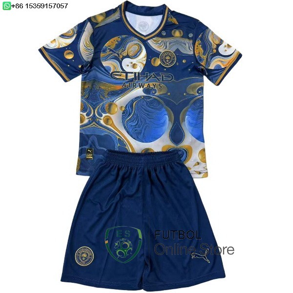 Especial Conjunto De Ninos Manchester City 25/2026 Azul