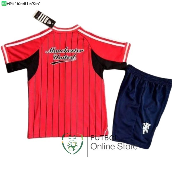 Especial Conjunto De Ninos Manchester United 25/2026 Rojo Negro