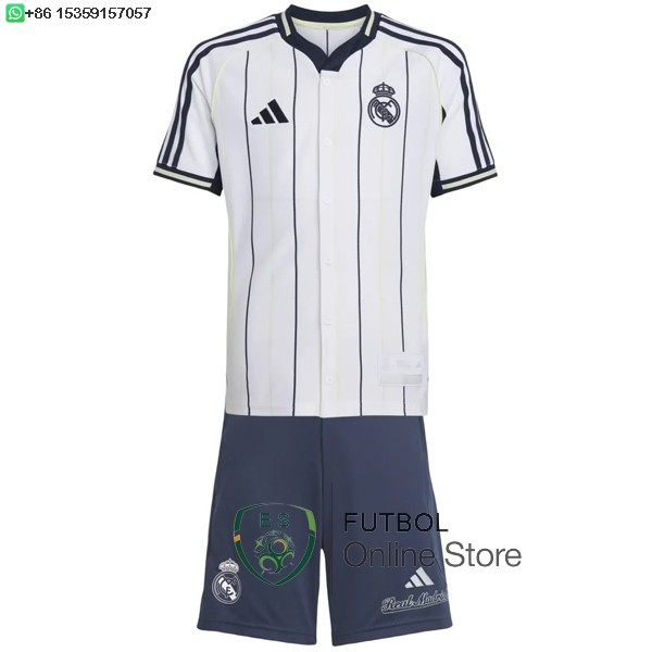 Especial Conjunto De Ninos Real Madrid 25/2026 Blanco