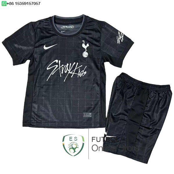 Especial Conjunto De Ninos Tottenham Hotspur 25/2026 Negro Especial Conjunto De Ninos Tottenham Hotspur 25/2026 Negro