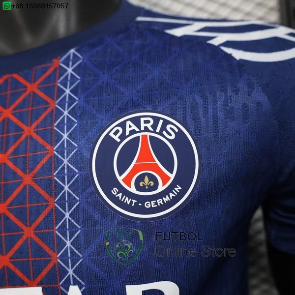 Jugadores Camiseta Paris Saint Germain 25/2026 Especial Azul Rojo
