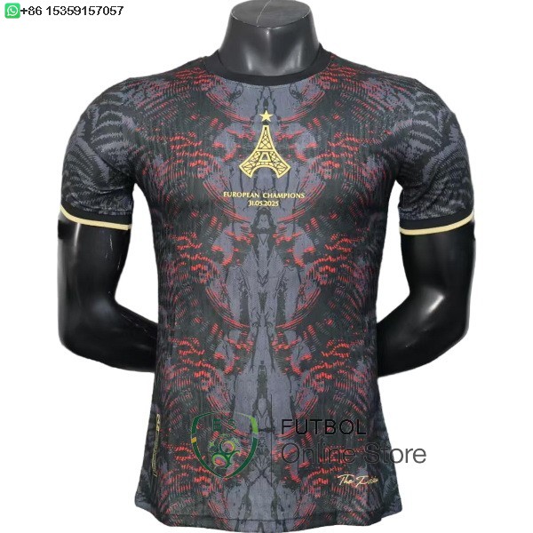 Jugadores Camiseta Paris Saint Germain 25/2026 Especial Gris Rojo