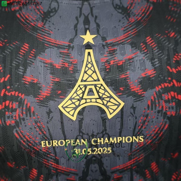 Jugadores Camiseta Paris Saint Germain 25/2026 Especial Gris Rojo