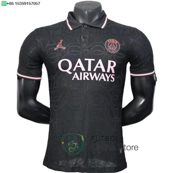 Jugadores Camiseta Paris Saint Germain 25/2026 Especial Negro II Rosa