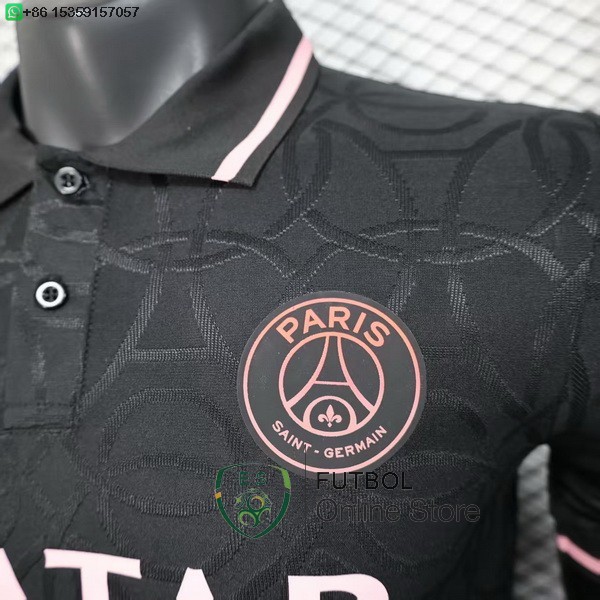 Jugadores Camiseta Paris Saint Germain 25/2026 Especial Negro II Rosa