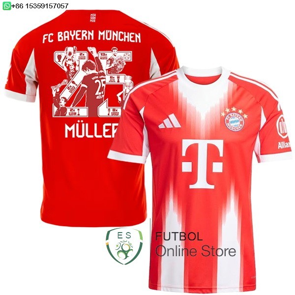 NO.25 Muller Tailandia Camiseta Bayern Munich 25/2026 Primera