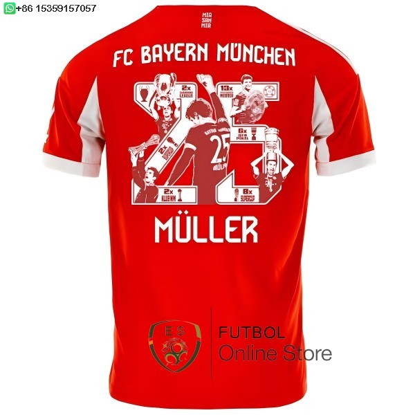 NO.25 Muller Tailandia Camiseta Bayern Munich 25/2026 Primera
