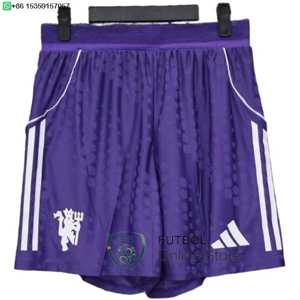 Pantalones Manchester United 25/2026 Segunda Jugadores