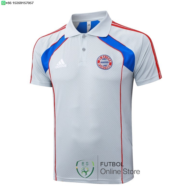 Polo Bayern Munich 25/2026 Gris Azul